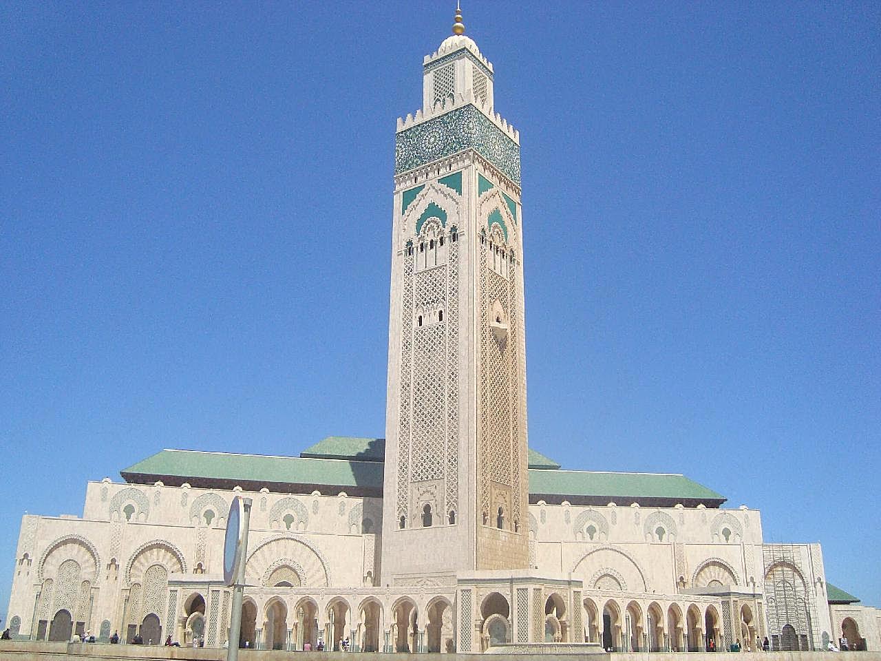 哈桑二世清真寺图片建筑高清