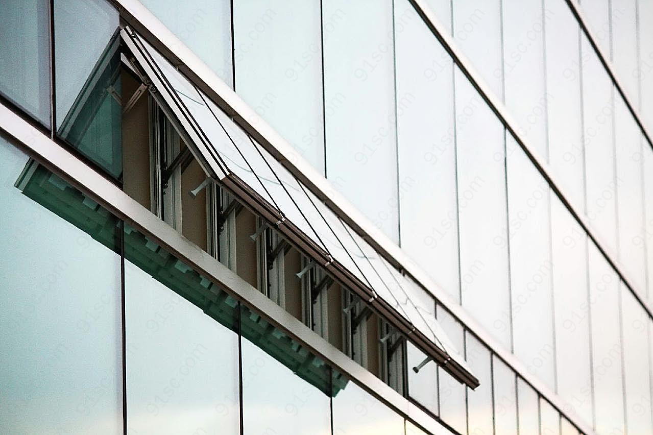 大楼玻璃窗图片现代建筑