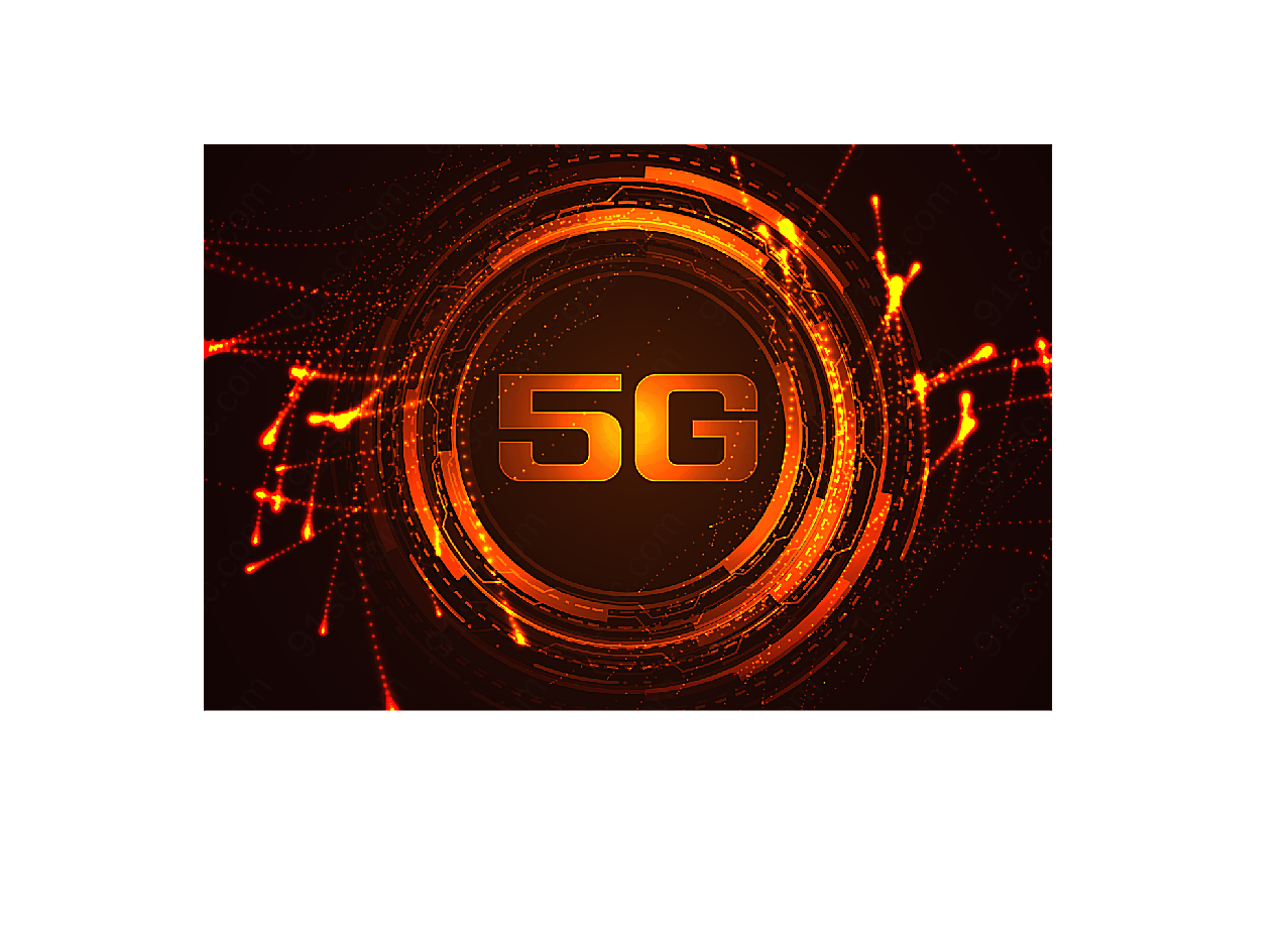 5g科技高速互联网概念矢量科技