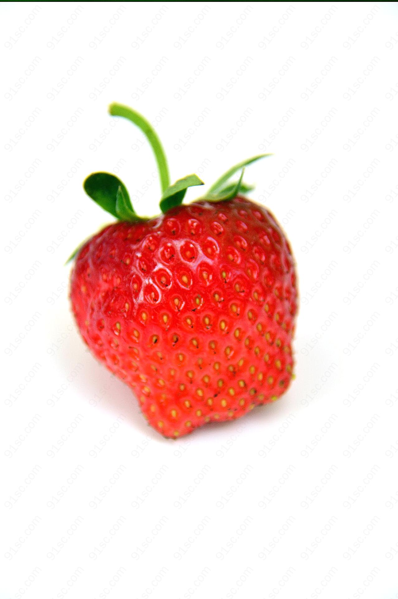 红草莓图片水果图片