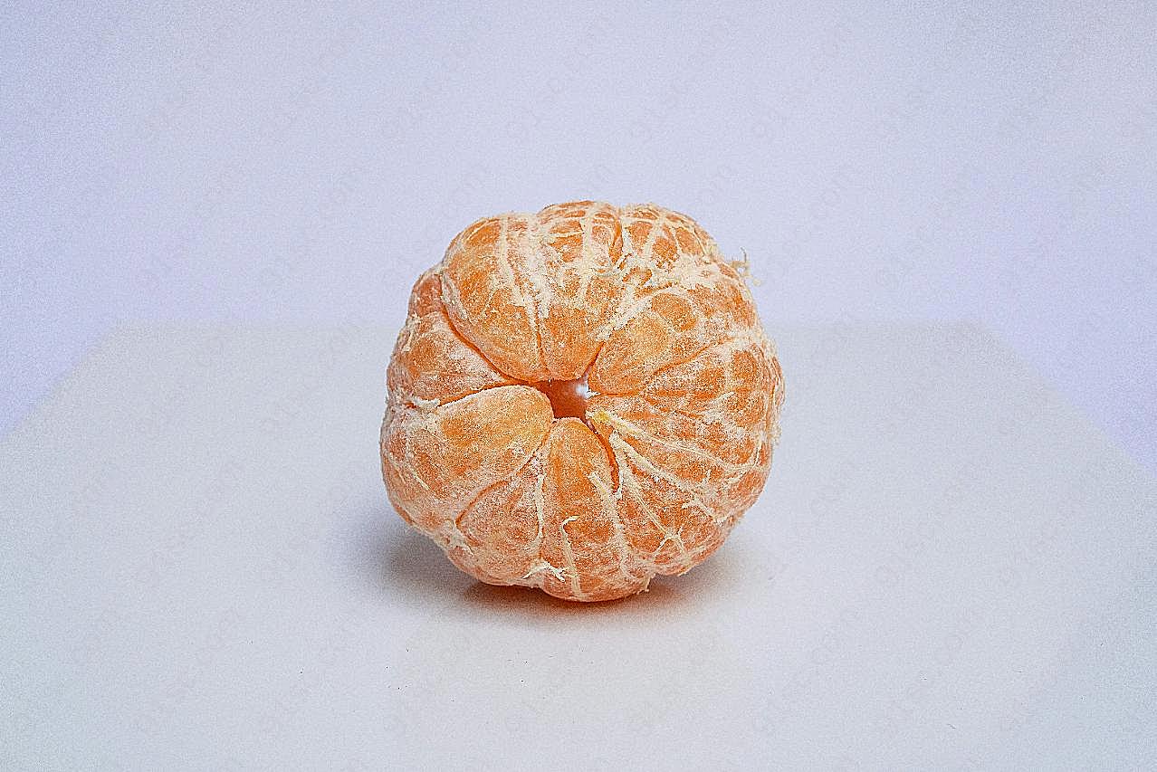 去皮橘子图片水果