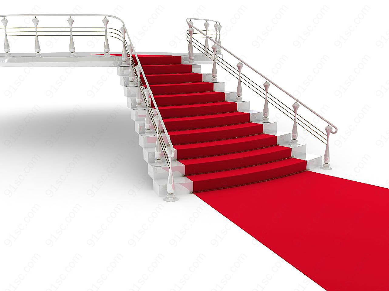 红地毯阶梯高清图片创意设计图片