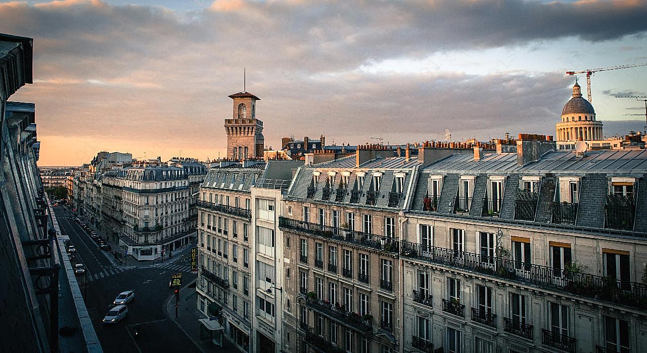 巴黎城市风光图片高清