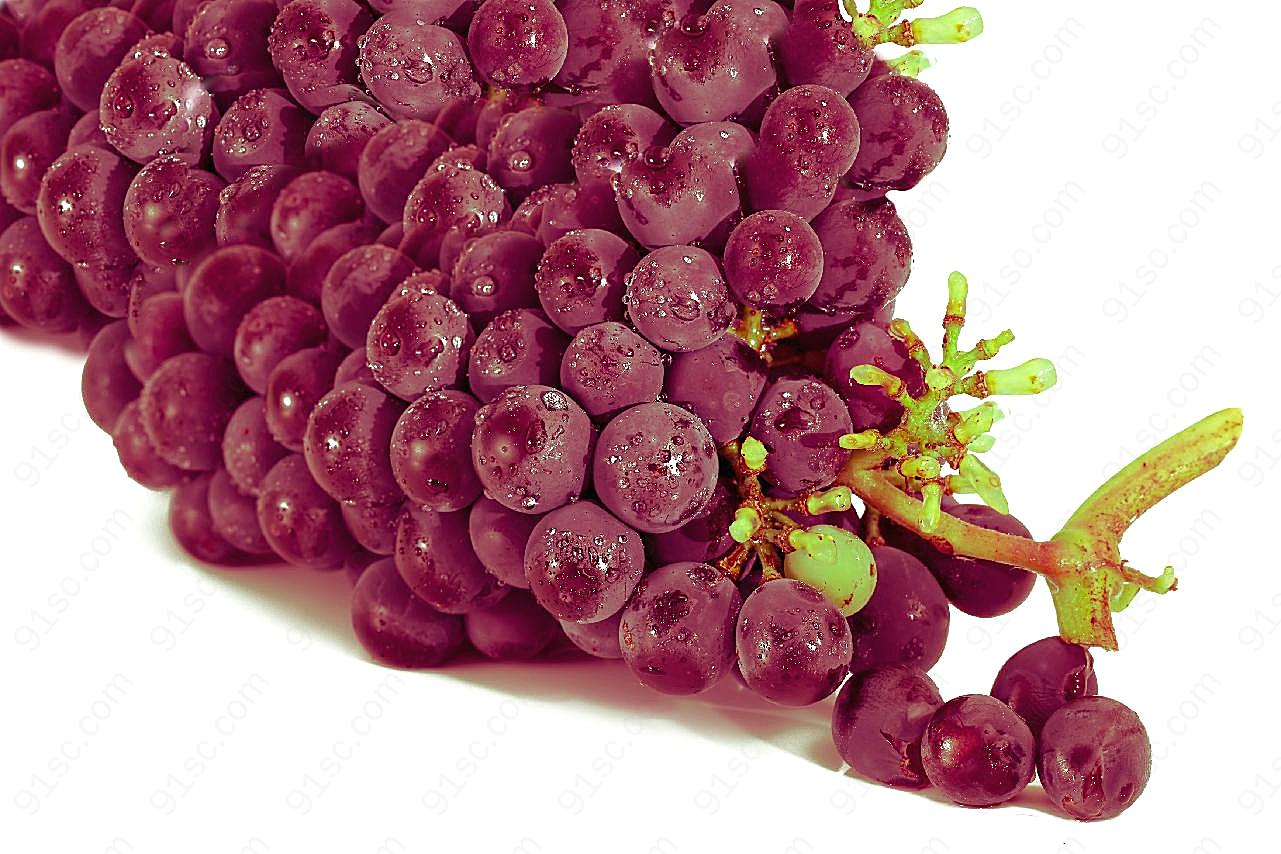 红葡萄串图片水果