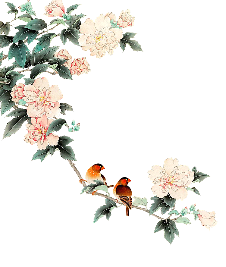 中国风花鸟装饰绘画艺术