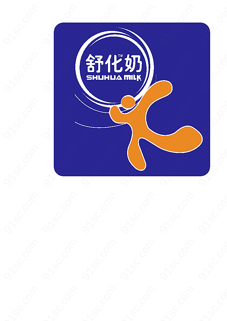 舒化奶logo标志矢量餐饮食品标志