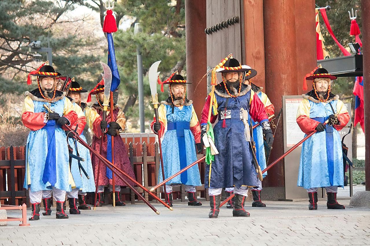 韩国传统仪式现场图片人物