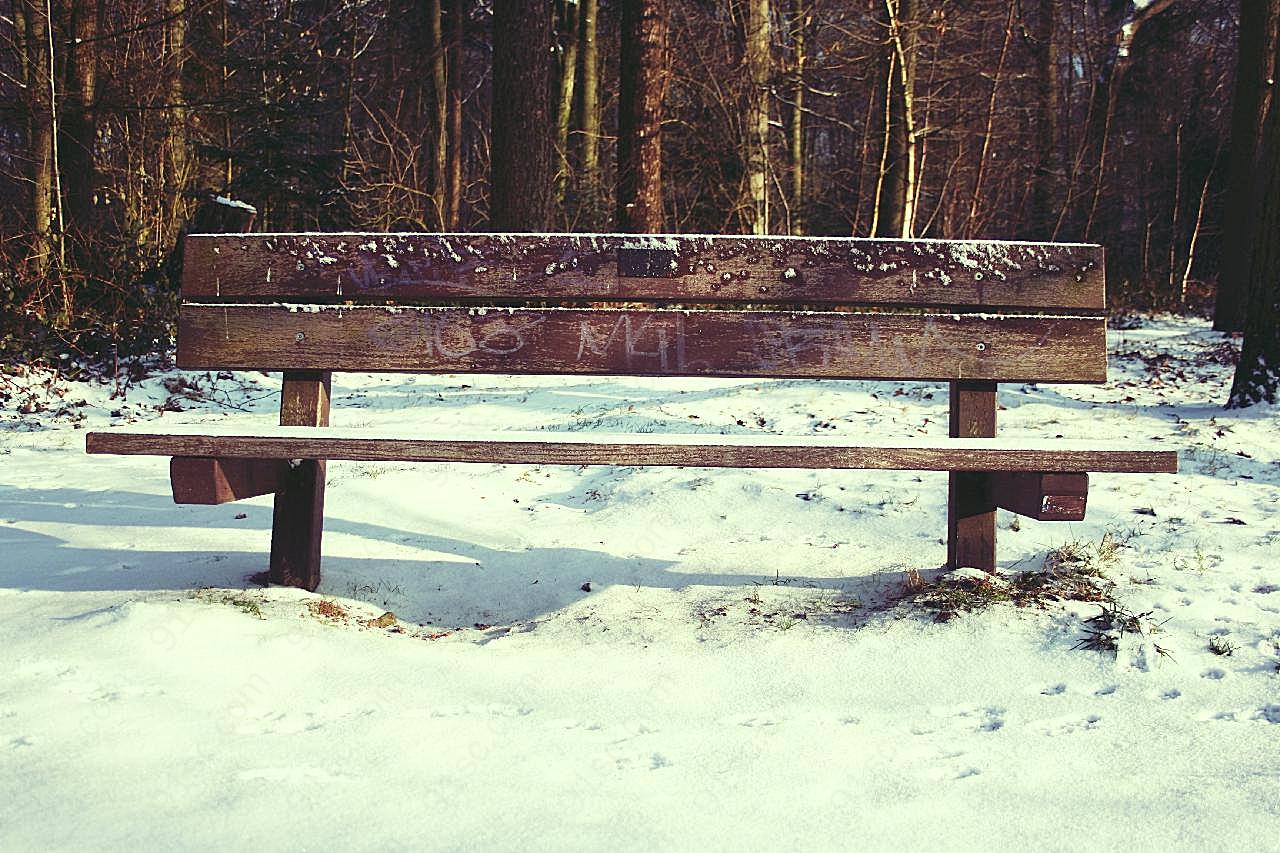 伤感雪景图片摄影高清