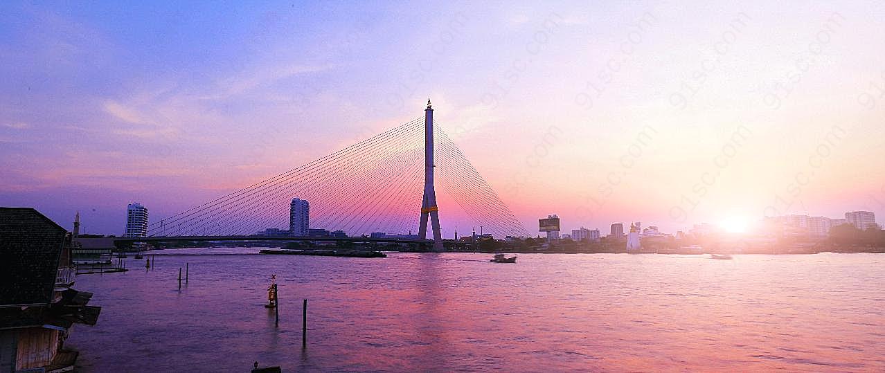 拉玛八世桥图片特色建筑