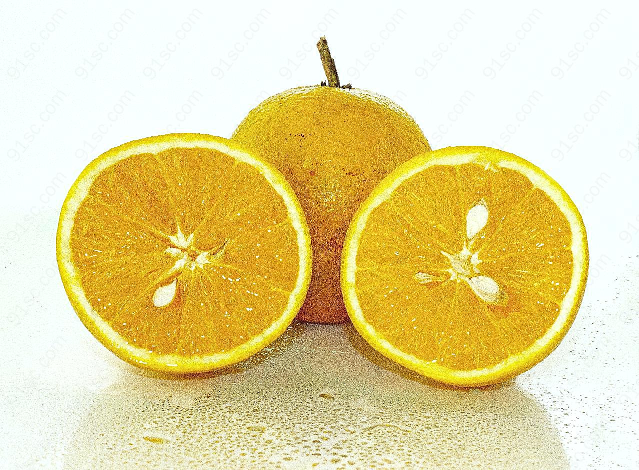 美味鲜橘橙图片水果