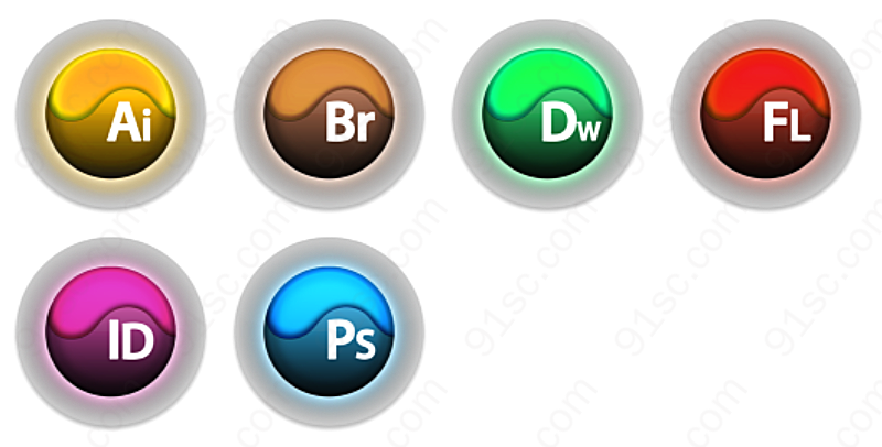 软件按钮桌面软件图标