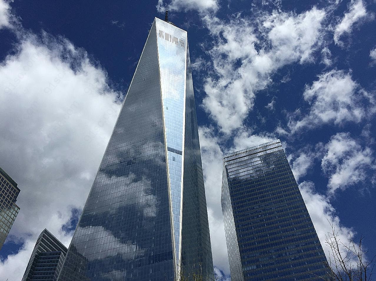纽约中心高楼图片建筑