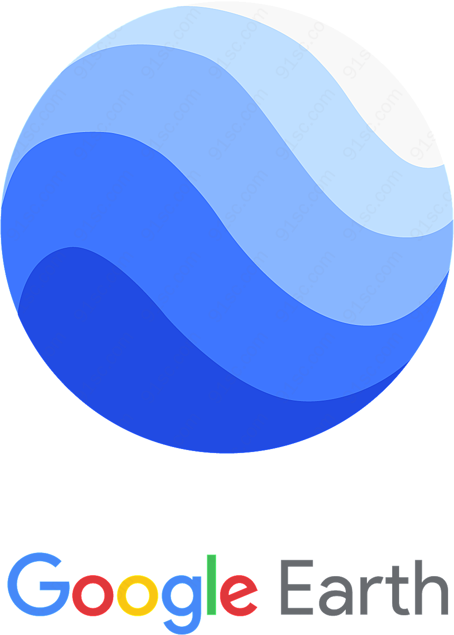 谷歌地球logo矢量IT类标志