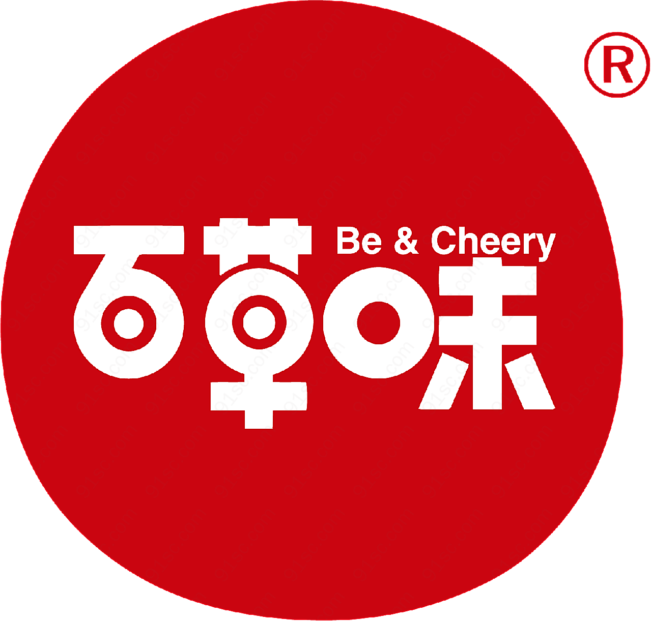 百草味logo标志矢量餐饮食品标志
