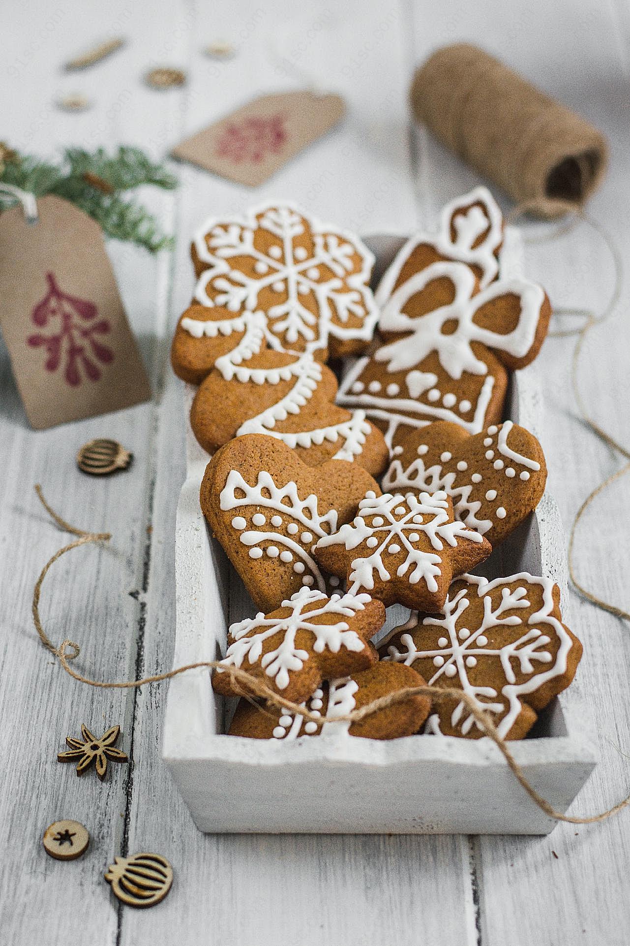 手工姜饼图片圣诞节