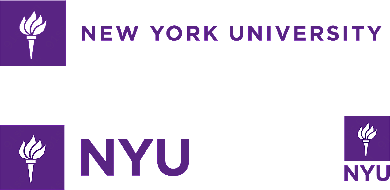 纽约大学标志矢量教育机构标志