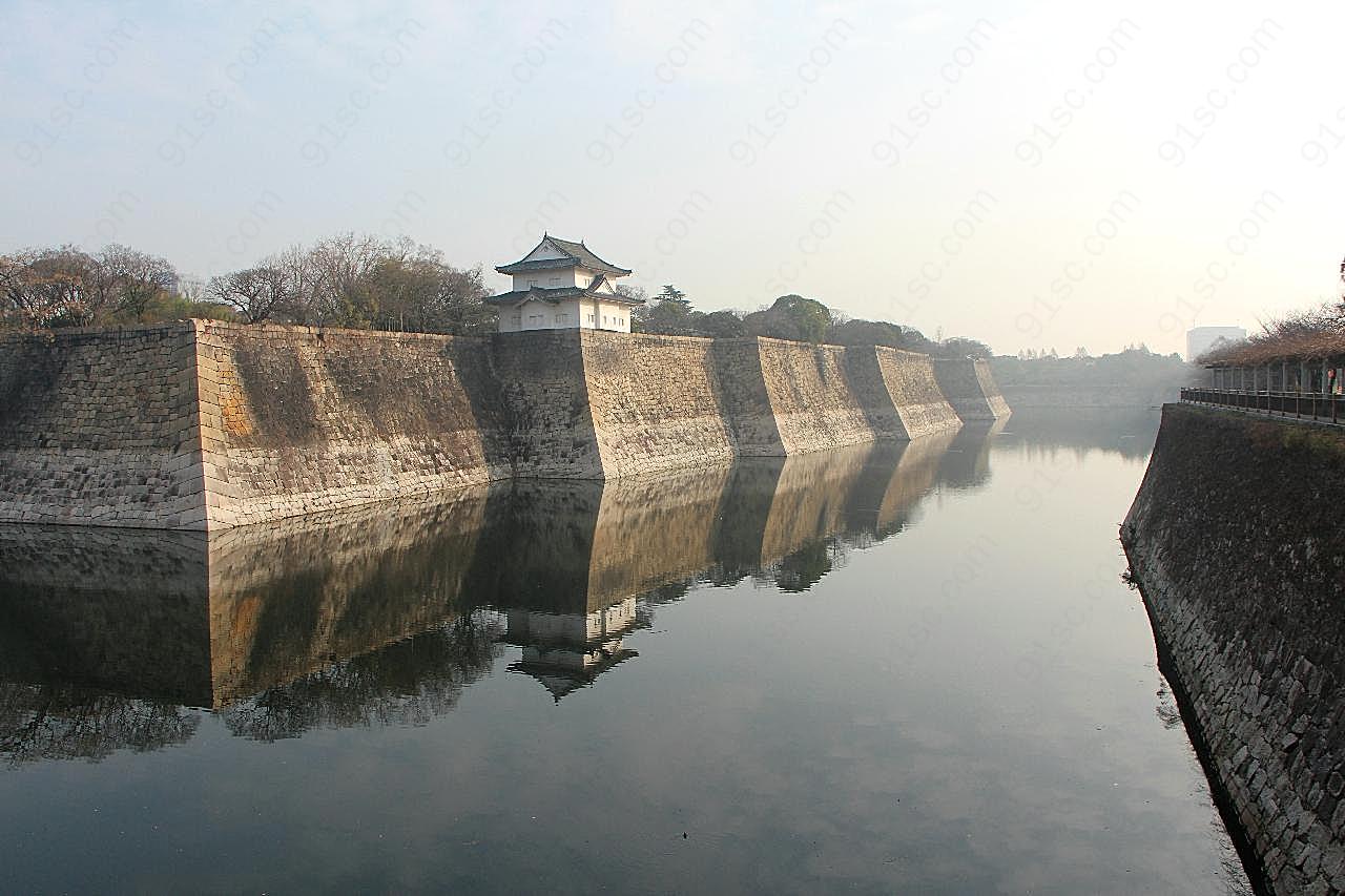 护城河图片城市景观