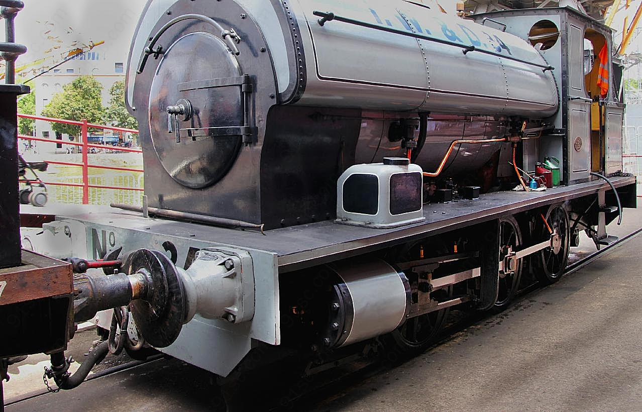 蒸汽火车发动机图片交通工具