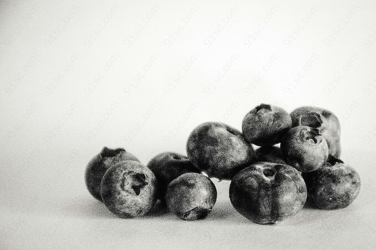蓝莓背景素材图片摄影