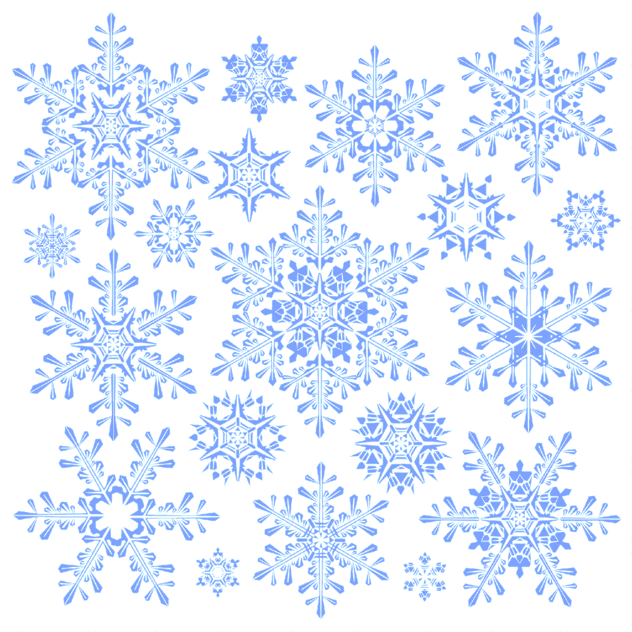 雪花矢量素材-2矢量各式图标