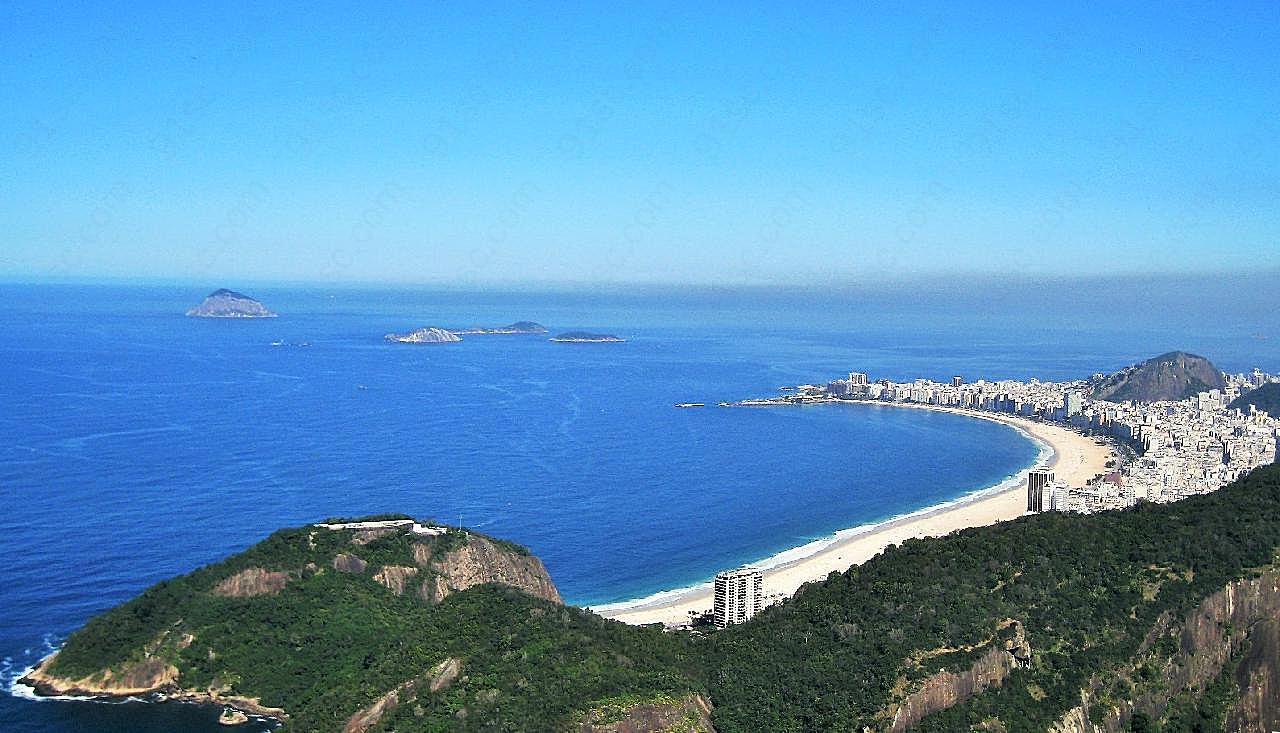 里约海岸风景图片高清摄影