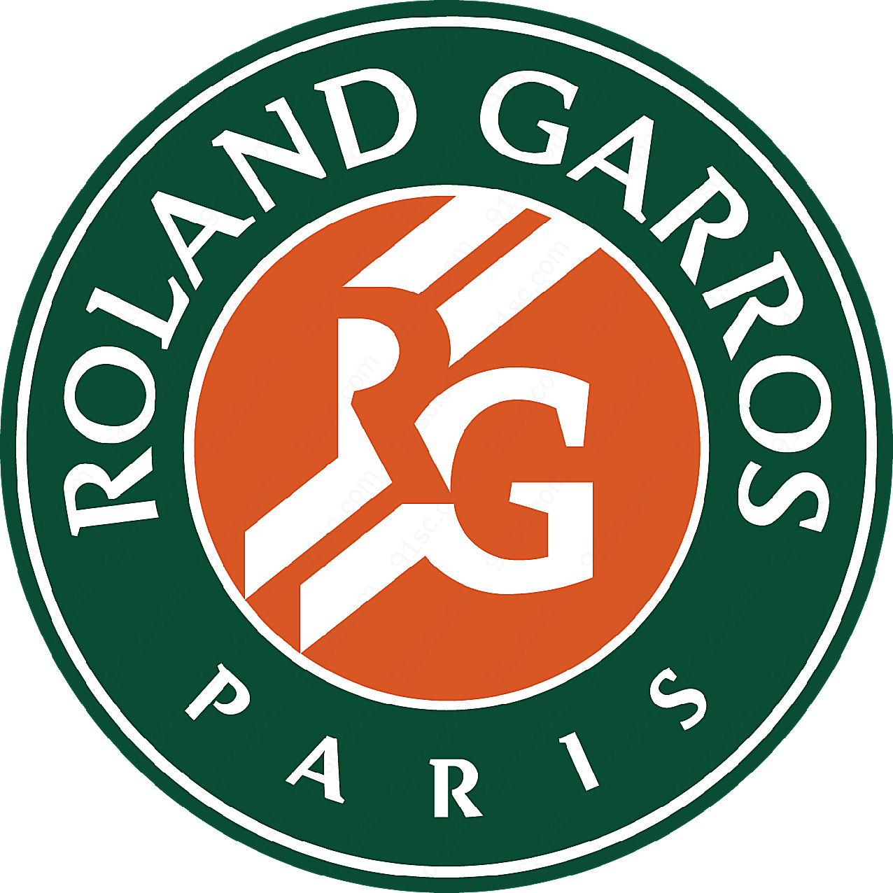法国网球公开赛标志矢量体育标志