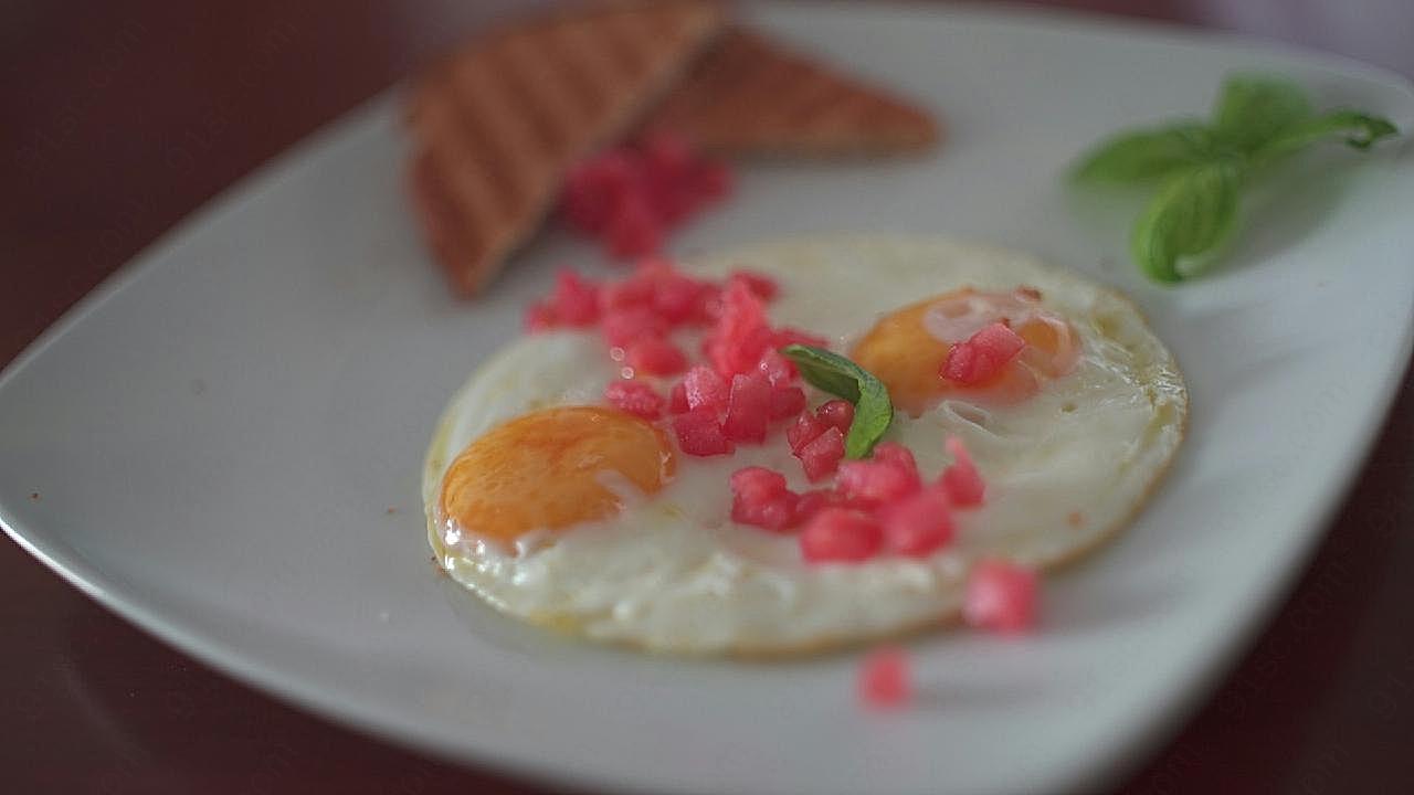 煎蛋营养早餐图片餐饮