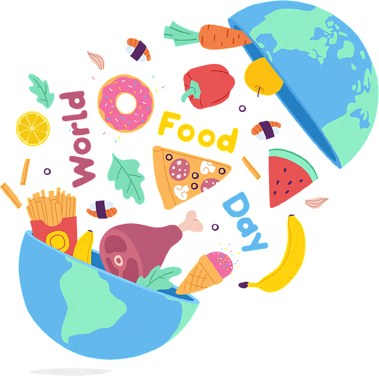 世界粮食日插画矢量节日其它
