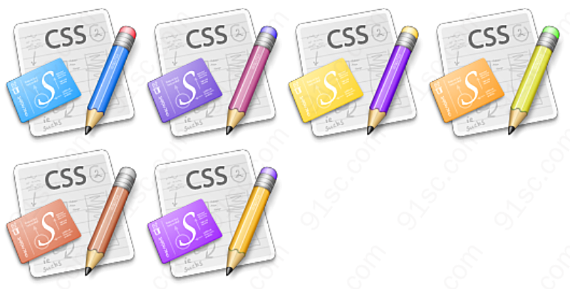 css设计桌面系列图标