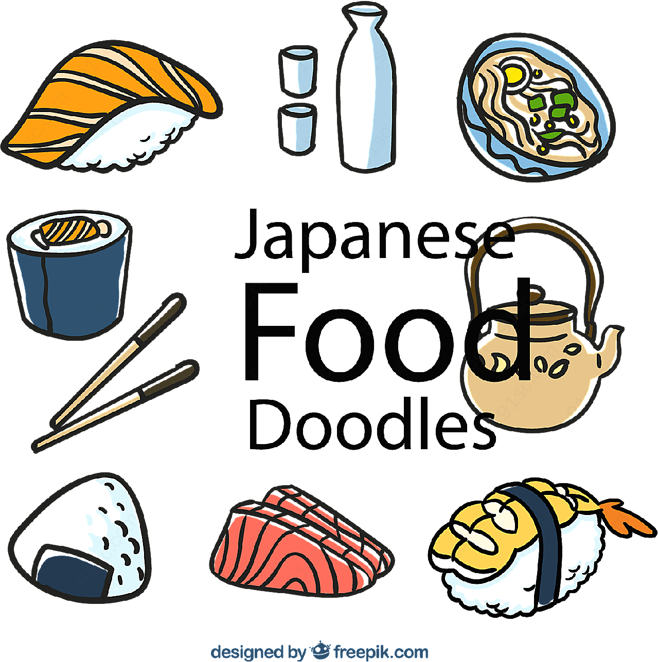 日本料理矢量矢量美食
