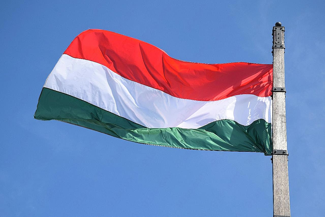 匈牙利国旗飘扬图片高清