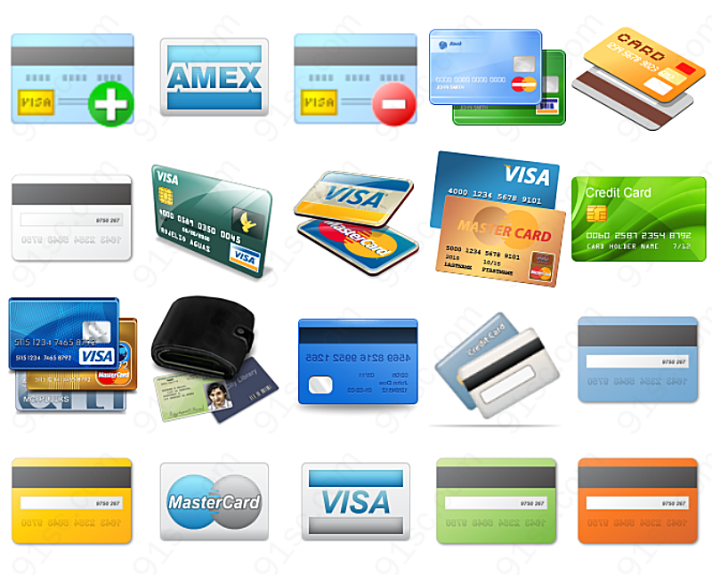 信用卡设计生活工具