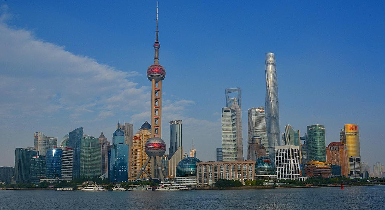 上海城市风光图片素材城市景观