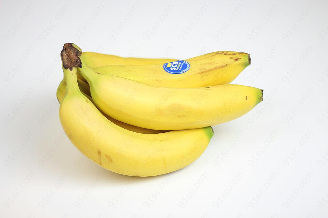新鲜香蕉高清图片摄影