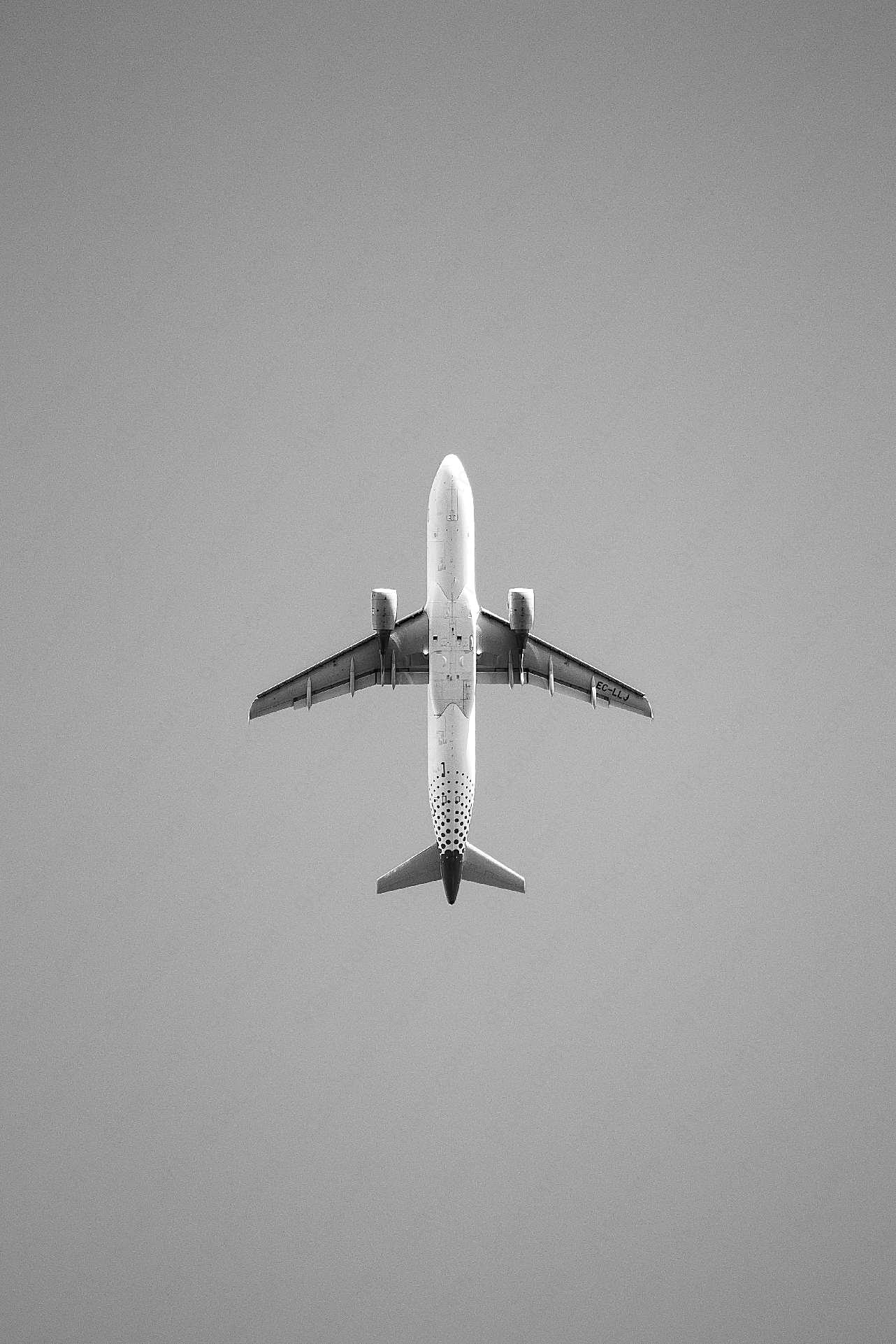 黑白飞机高清图片交通工具