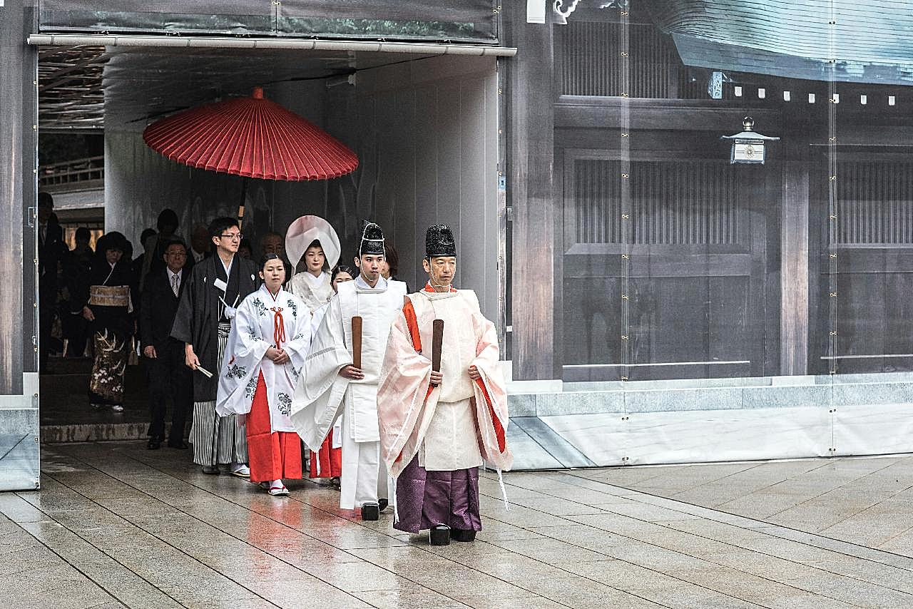 日本皇家婚礼图片摄影人物