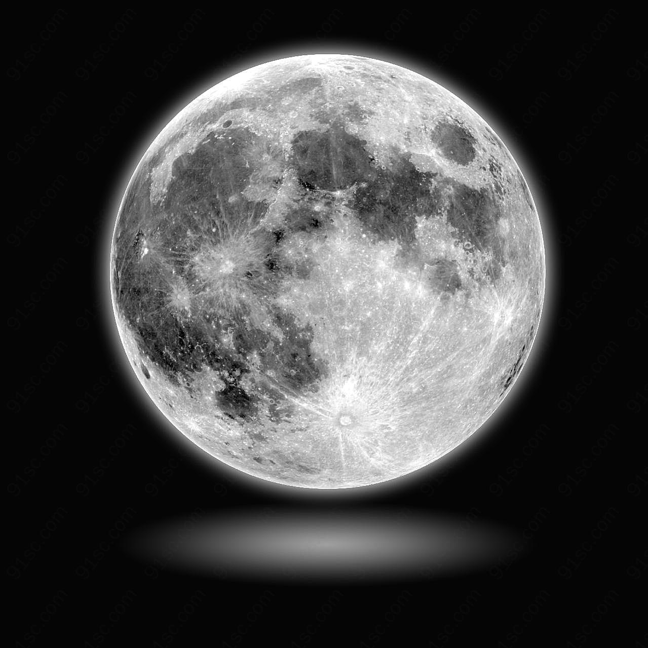 月球图片自然风景