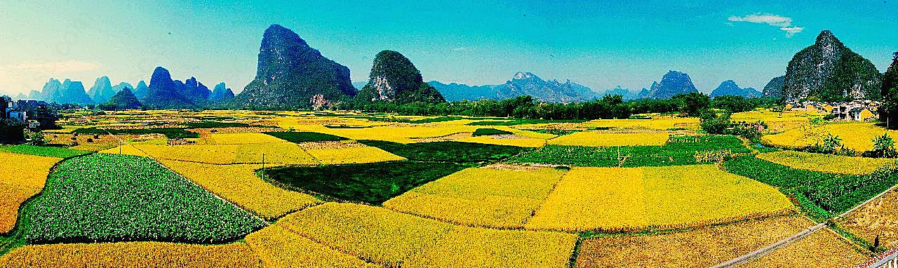 桂林田园风光图片风景景观