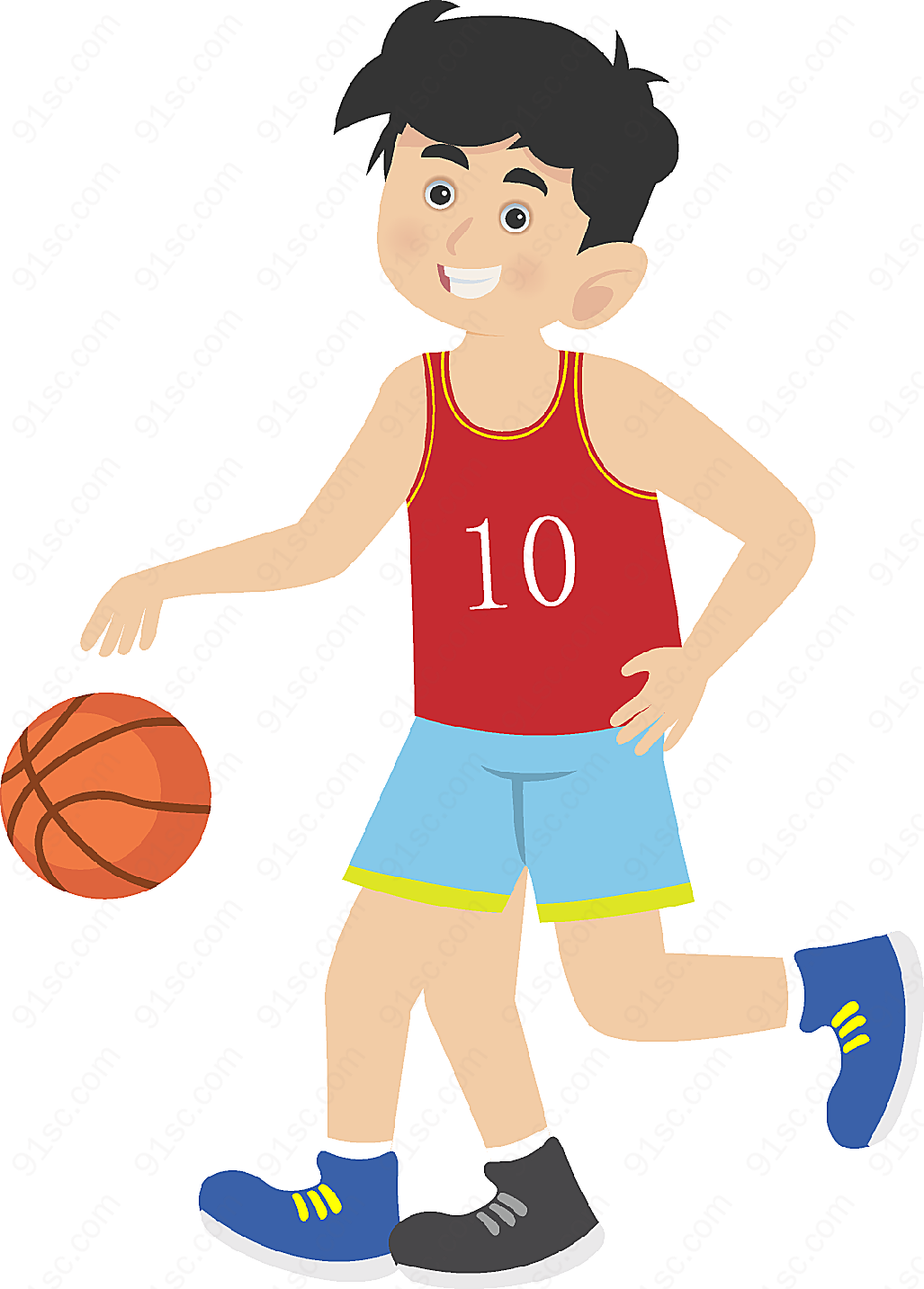 热血篮球画面打篮球男子