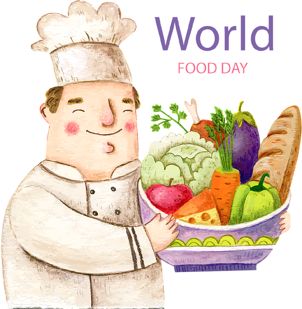 世界粮食日厨师其它矢量节日其它