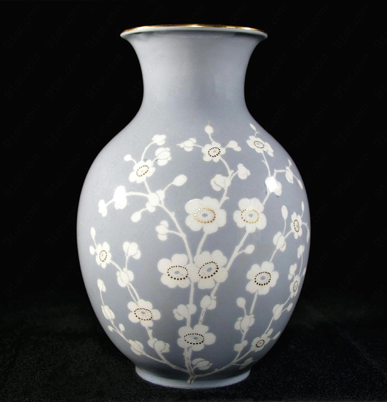 素雅陶瓷花瓶图片生活用品