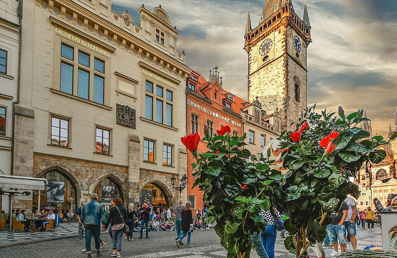 布拉格城市旅游风光图片建筑