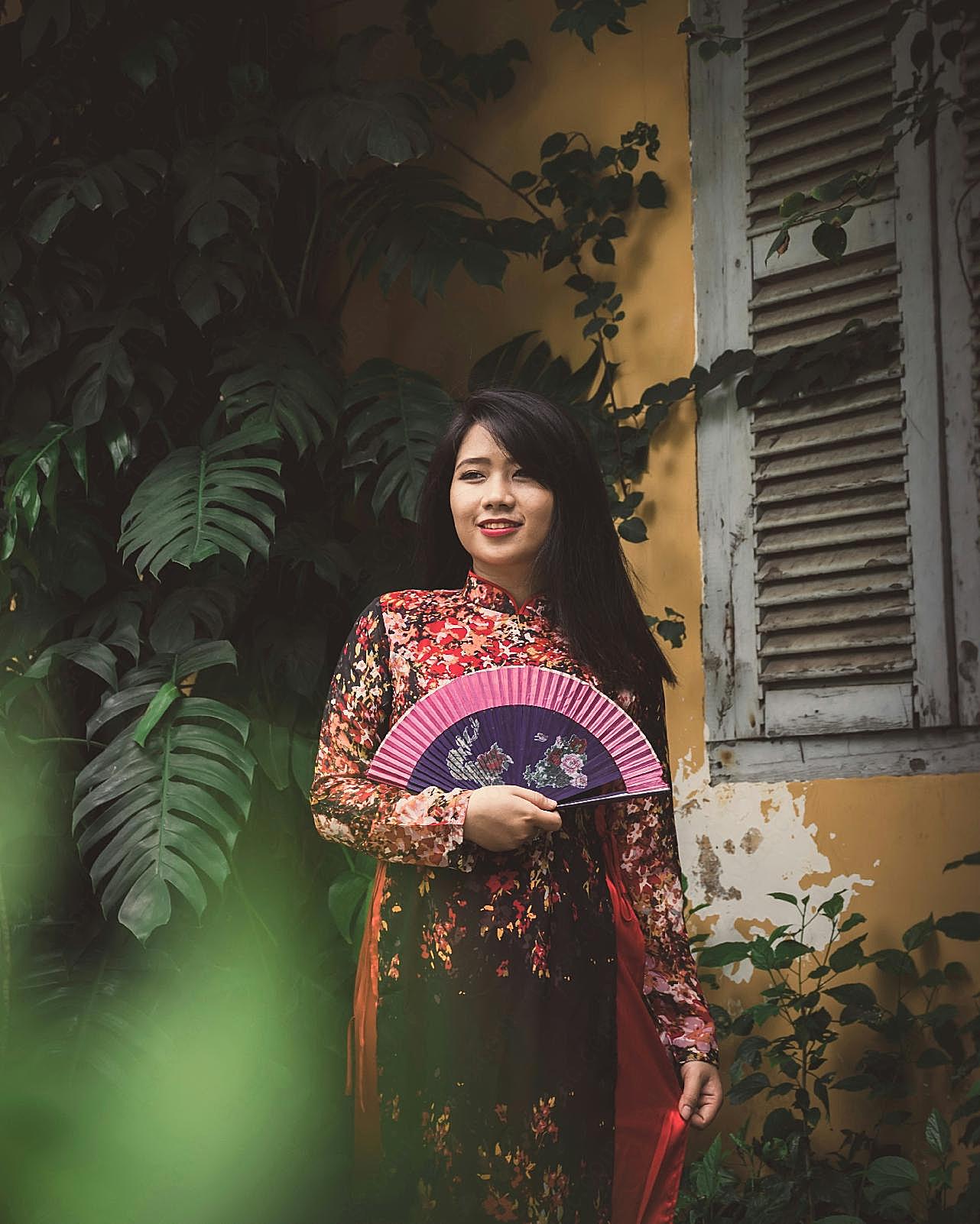 中华古典旗袍美女图片摄影人物