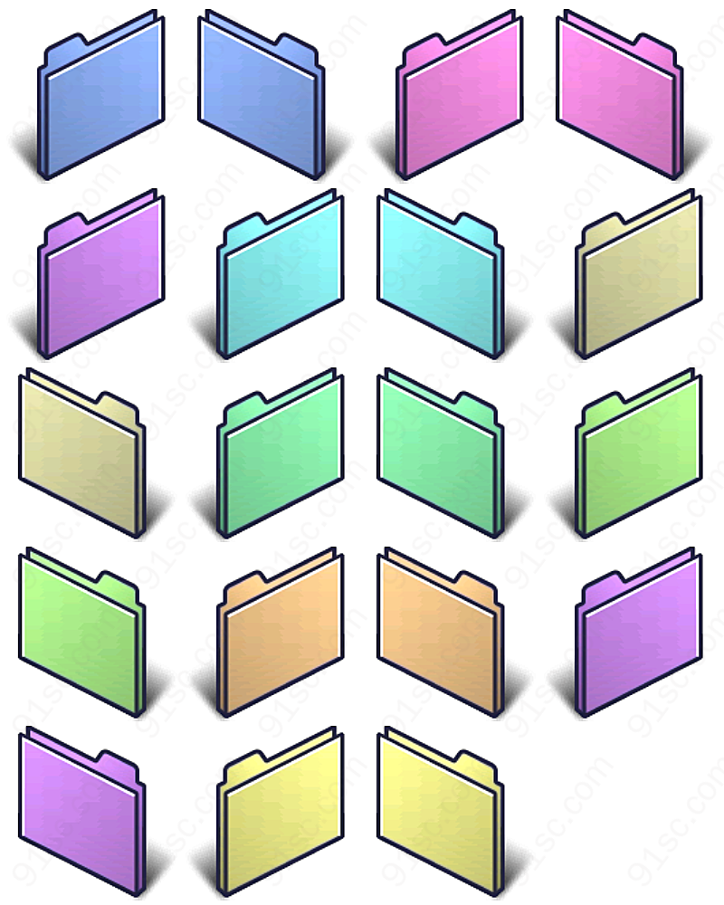 立方正规文件夹文件夹图标