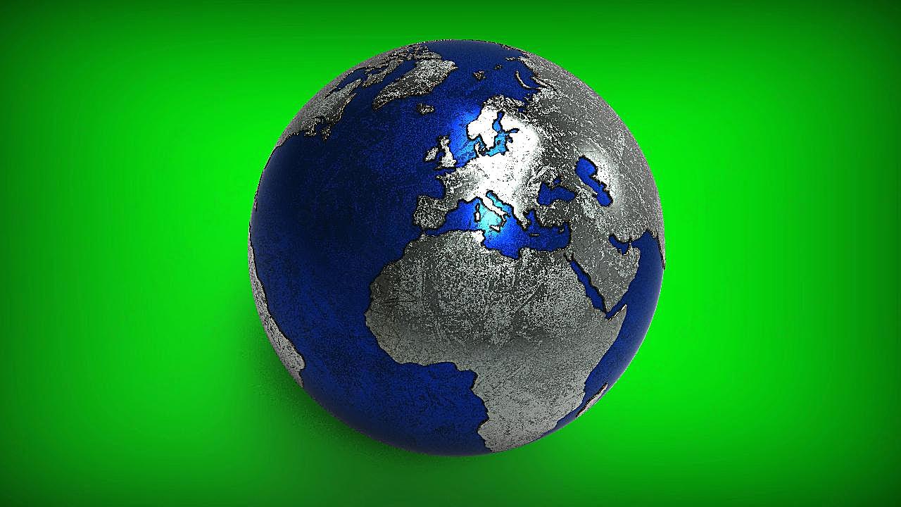 地球仪3d模型图片摄影高清