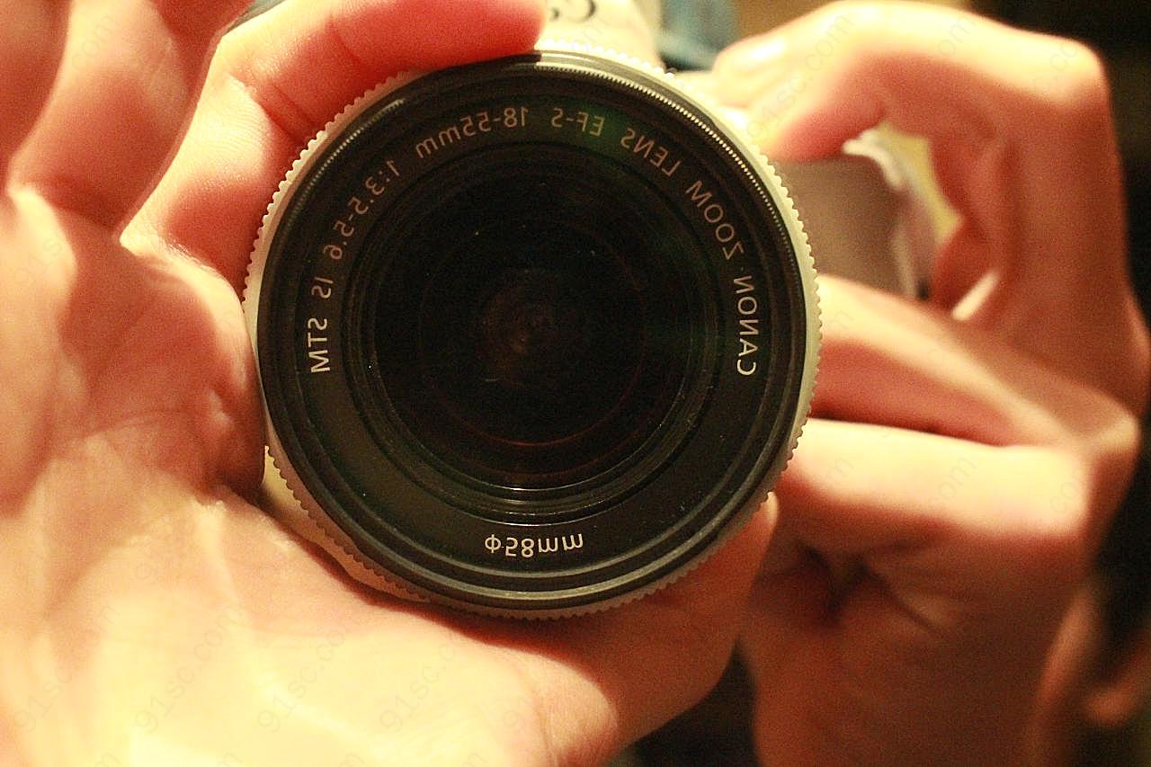 数码相机镜头特写图片科技