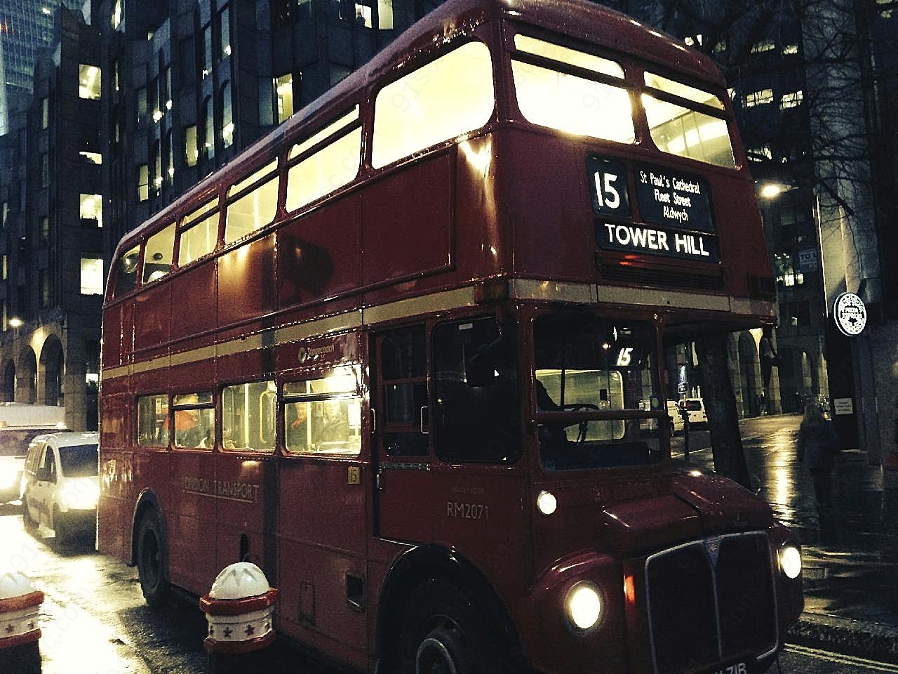 英国伦敦巴士图片交通工具