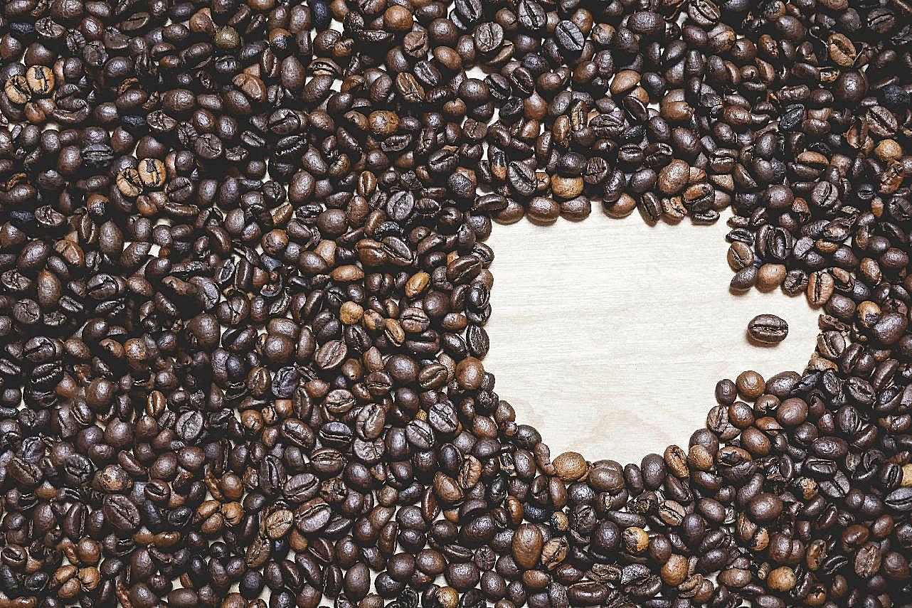 咖啡豆创意图片美食摄影