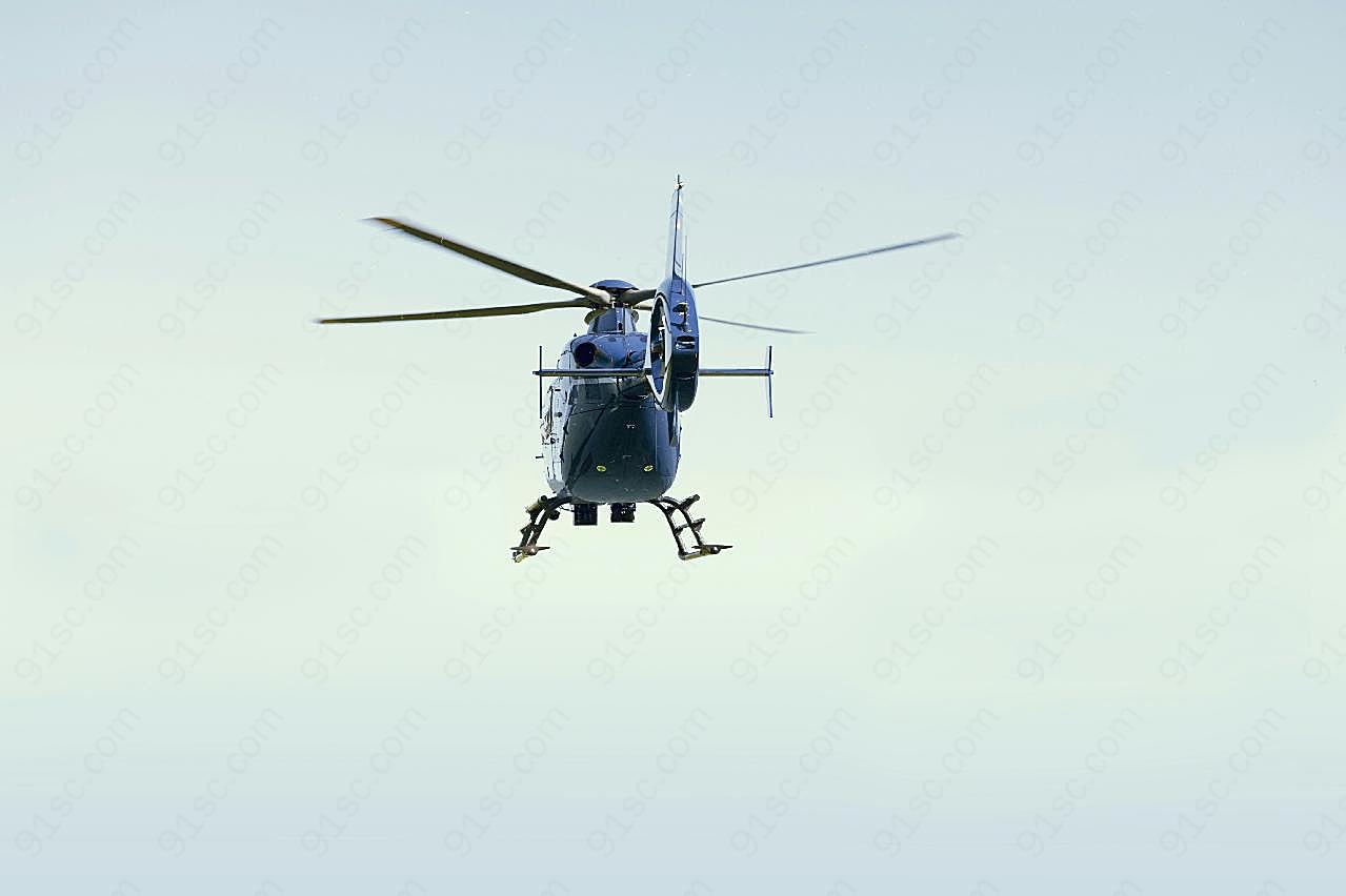警用直升机图片摄影运输