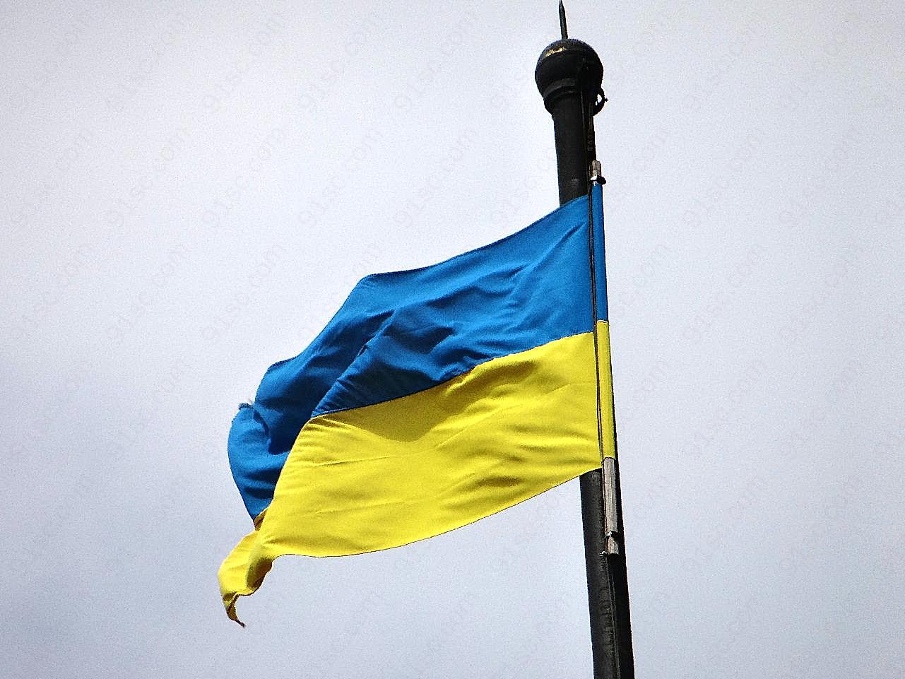 乌克兰国旗图片刺绣图案
